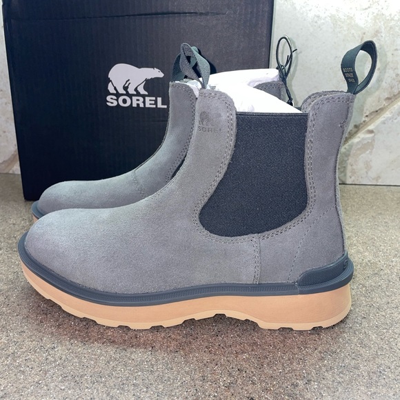 🆕 Sorel Women's Hi-Line Chelsea Boots - Quarry, Tawny Buff- Size 8.5 - Picture 1 of 12